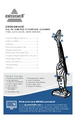 Bissell CROSSWAVE 1785 SERIES Manual preview