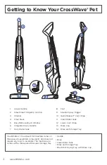 Предварительный просмотр 4 страницы Bissell CROSSWAVE PET User Manual