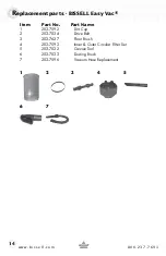 Предварительный просмотр 14 страницы Bissell Easy Vac User Manual