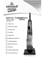 Предварительный просмотр 1 страницы Bissell Easyvac (Powerforce Compact) 23T7 Series User Manual