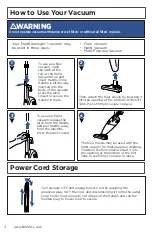 Предварительный просмотр 4 страницы Bissell FEATHERWEIGHT 2033 Series User Manual