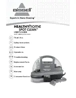 Предварительный просмотр 1 страницы Bissell HealthyHome SpotClean User Manual