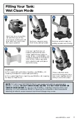 Предварительный просмотр 9 страницы Bissell HYDROCLEAN COMPACT 1991 Series User Manual