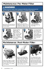 Предварительный просмотр 18 страницы Bissell HYDROCLEAN COMPACT 1991 Series User Manual