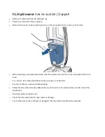 Bissell Hydrowave Troubleshooting Manual предпросмотр