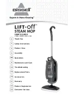 Bissell Lift-Of 23B6-J SERIES User Manual preview
