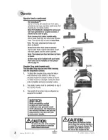 Предварительный просмотр 8 страницы Bissell lift-off 18Z6 series User Manual