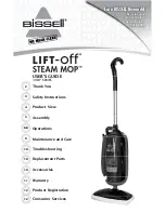 Bissell Lift-Off® Steam Mop Hard Surface Cleaner 39W7 User Manual preview