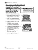 Предварительный просмотр 12 страницы Bissell Momentum/PowerTrak 82G7 Series User Manual