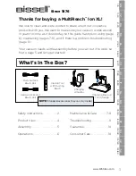 Предварительный просмотр 3 страницы Bissell MULTIREACHTM ION XL 1971 SERIES User Manual