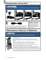 Предварительный просмотр 8 страницы Bissell MULTIREACHTM ION XL 1971 SERIES User Manual