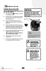 Preview for 10 page of Bissell OPTI CLEAN 66T6 User Manual