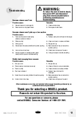 Preview for 13 page of Bissell OPTI CLEAN 66T6 User Manual