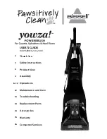 Предварительный просмотр 1 страницы Bissell Pawsitively Clean yowza 94U5 SERIES User Manual