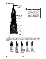 Предварительный просмотр 4 страницы Bissell Pawsitively Clean yowza 94U5 SERIES User Manual