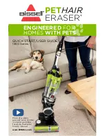 Предварительный просмотр 1 страницы Bissell PET HAIL ERASER 1650 SERIES Quick Start User Manual