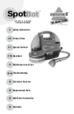 Bissell Pet Hair Eraser™ Sweeper 23T6 User Manual предпросмотр