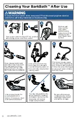 Preview for 12 page of Bissell Pet Inspired BarkBath QT 2290 Series User Manual