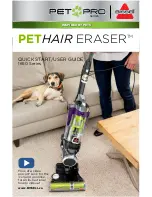 Предварительный просмотр 2 страницы Bissell PETHAIR ERASER 1650 Series Quick Start Manual