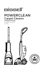 Bissell POWERCLEAN 2771B User Manual предпросмотр