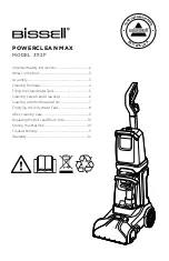 Предварительный просмотр 1 страницы Bissell POWERCLEAN MAX 3112F Manual