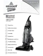 Bissell PowerClean Rewind User Manual предпросмотр