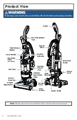 Предварительный просмотр 4 страницы Bissell POWEREASE 2253 Series User Manual