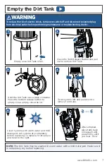 Предварительный просмотр 7 страницы Bissell POWEREASE 2253 Series User Manual