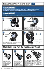 Предварительный просмотр 8 страницы Bissell POWEREASE 2253 Series User Manual