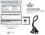 Предварительный просмотр 13 страницы Bissell POWERFORCE 1668 Series User Manual