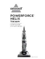 Bissell POWERFORCE HELIX 2110 SERIES User Manual предпросмотр