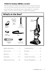 Предварительный просмотр 3 страницы Bissell POWERFORCE HELIX 2191 Series User Manual