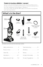 Предварительный просмотр 3 страницы Bissell POWERFORCE HELIX TURBO PET 2691 Series User Manual