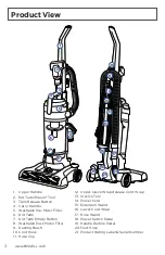 Предварительный просмотр 4 страницы Bissell POWERFORCE HELIX TURBO PET 2691 Series User Manual