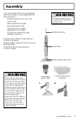 Предварительный просмотр 5 страницы Bissell POWERFRESH 19405 Series User Manual