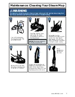 Предварительный просмотр 9 страницы Bissell powerfresh deluxe 1806 series User Manual