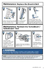 Предварительный просмотр 9 страницы Bissell POWERGLIDE 1642 Series User Manual