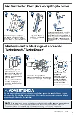 Предварительный просмотр 21 страницы Bissell POWERGLIDE 1642 Series User Manual