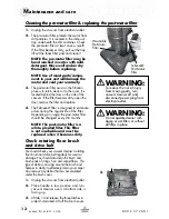 Preview for 12 page of Bissell PowerGlide Pet 1044 Series User Manual