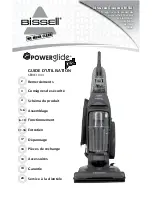 Preview for 21 page of Bissell PowerGlide Pet 1044 Series User Manual