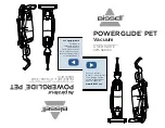 Bissell POWERGLIDE PET 2215 Series User Manual предпросмотр