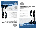 Bissell Powerglide Pet Slim 3070 Series Quick Start Manual предпросмотр