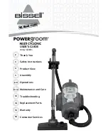 Предварительный просмотр 1 страницы Bissell PowerGroom Multi Cyclonic 80Q2 Series User Manual