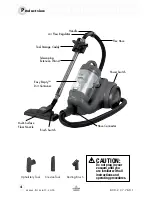 Предварительный просмотр 4 страницы Bissell PowerGroom Multi Cyclonic 80Q2 Series User Manual