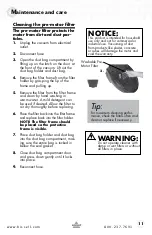 Preview for 11 page of Bissell Powergroom Pet Canister Vacuum User Manual