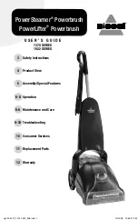 Предварительный просмотр 1 страницы Bissell PowerLifter 1622 SERIES User Manual