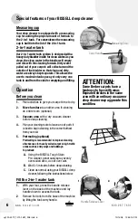 Предварительный просмотр 6 страницы Bissell PowerLifter 1622 SERIES User Manual