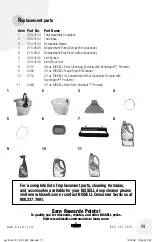 Предварительный просмотр 11 страницы Bissell PowerLifter 1622 SERIES User Manual