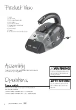 Предварительный просмотр 4 страницы Bissell POWERLIFTER PET 33A1W Series User Manual