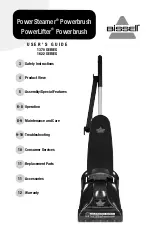 Предварительный просмотр 1 страницы Bissell PowerLifter Powerbrush 1622 SERIES User Manual